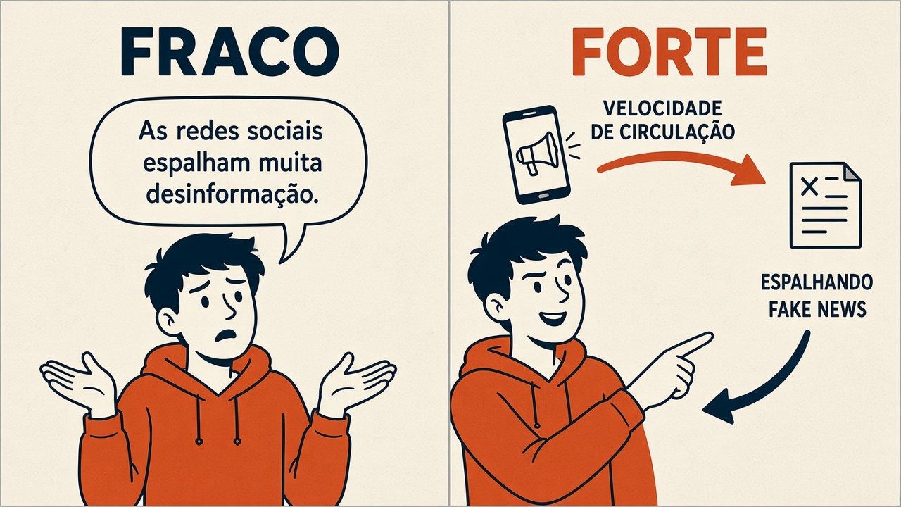 Charge: argumento fraco e argumento forte