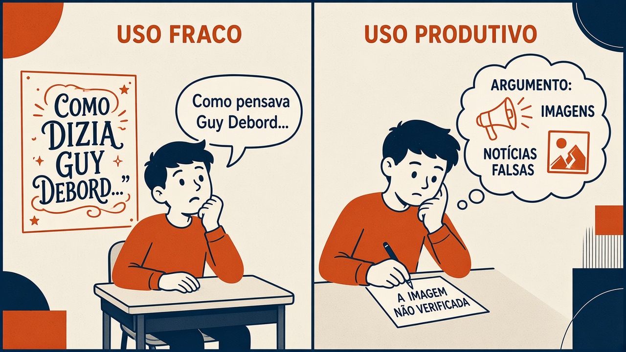 Charge: repertório decorativo e repertório produtivo